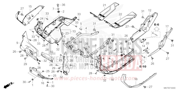 FLOOR STEP for X-ADV 750 MAT DEEP MUD GRAY (NHD05) from 2026